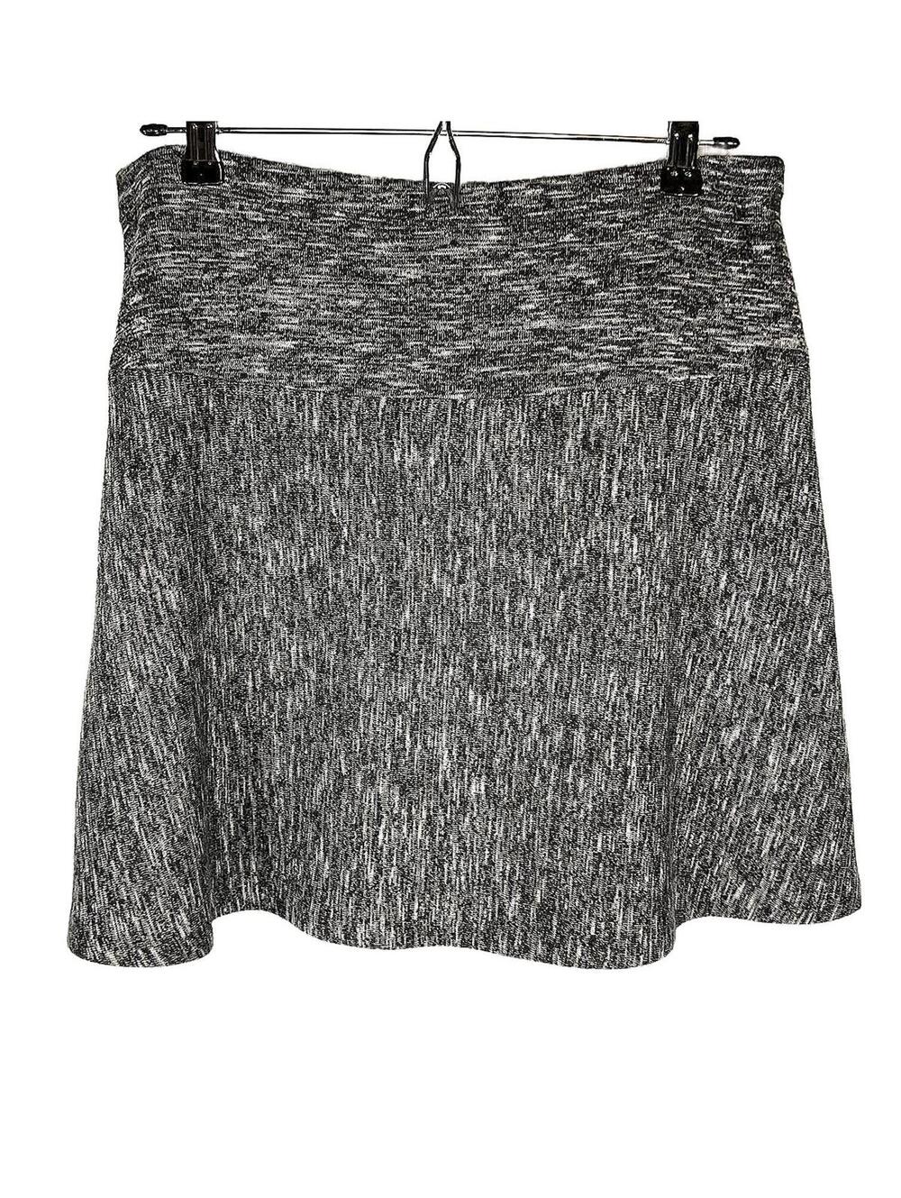 Banana Republic Marled Knit Mini Skirt Business Coastal Grandmother Chic Size M